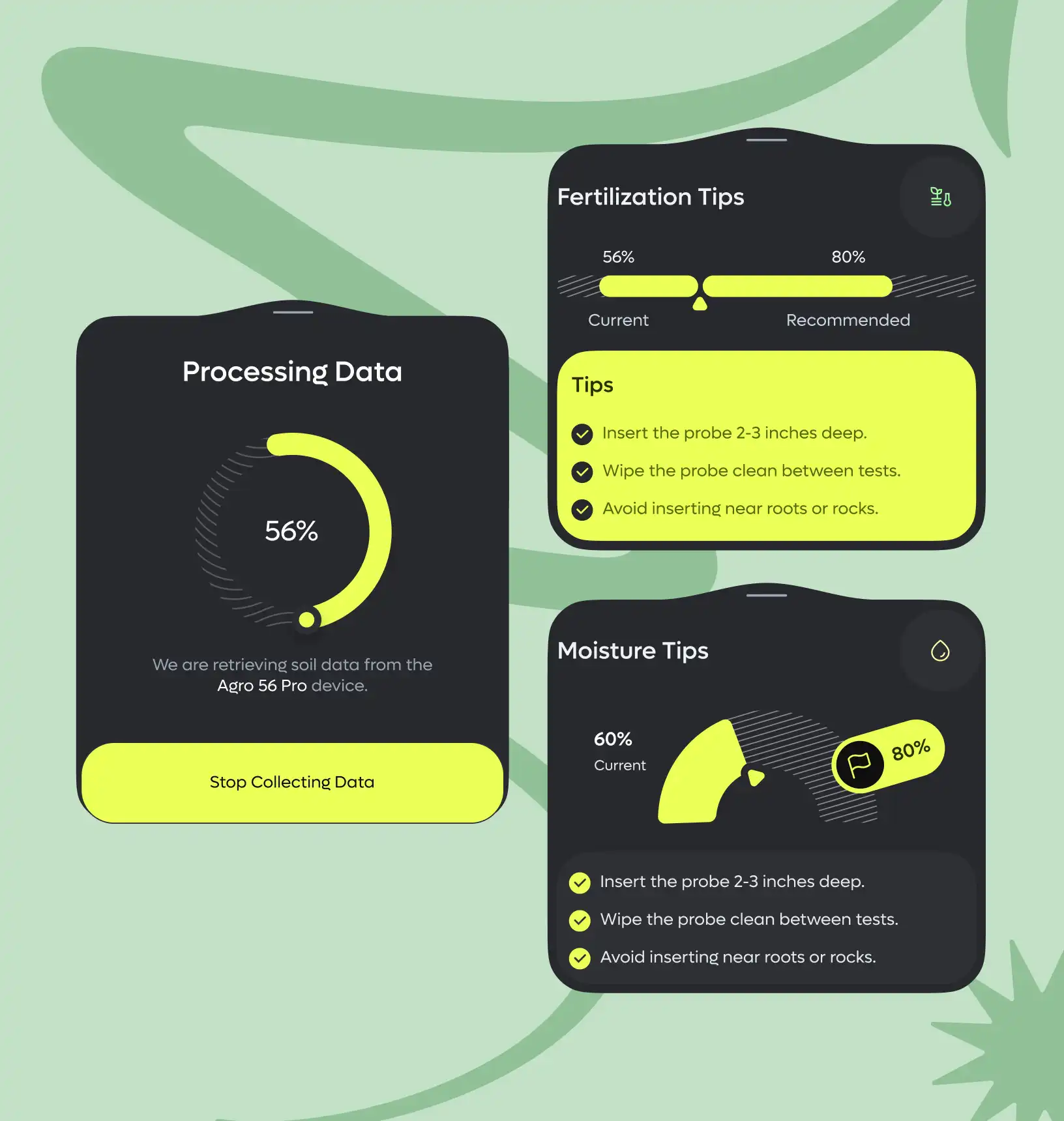 <ul class="list-disc pl-8 space-y-10"><li>Iteratively tested the app with gardeners to refine usability and functionality.</li></ul>